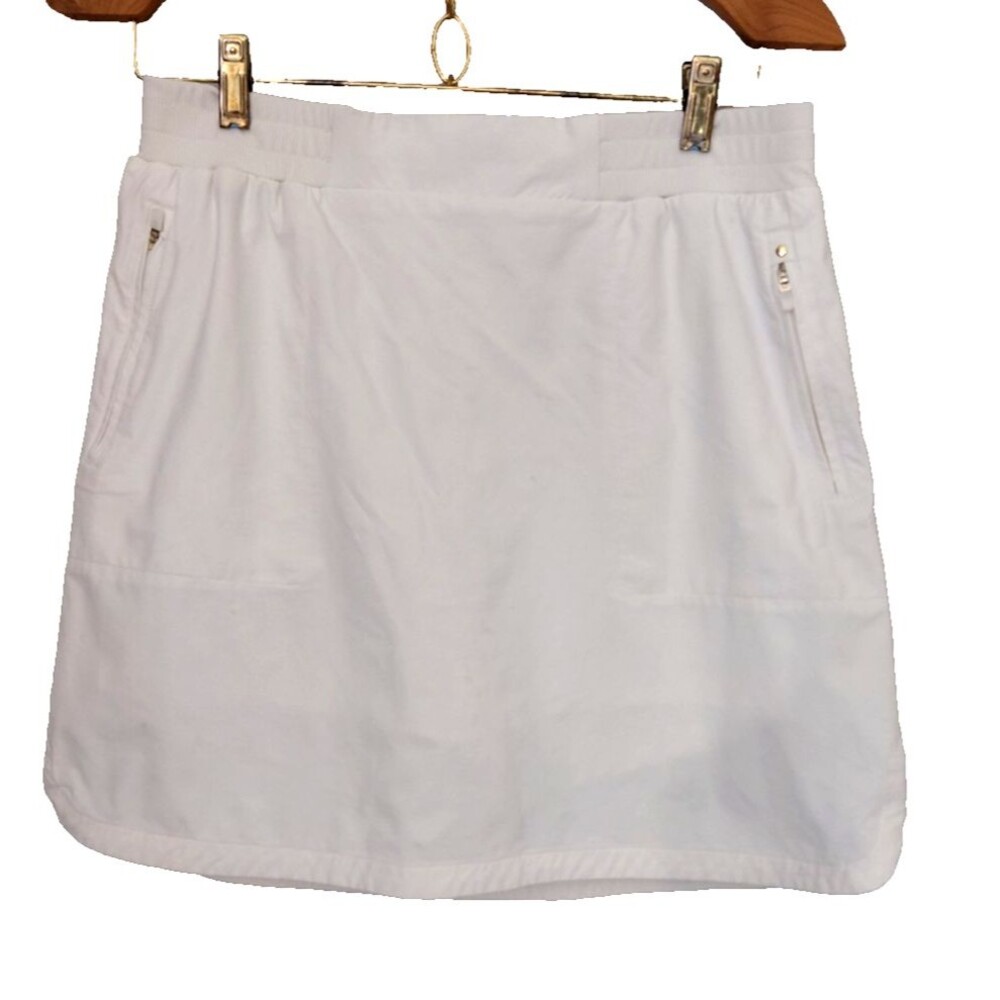 Isaac Mizrahi Clubhouse Golf Skort Womens Sz SP Pure White